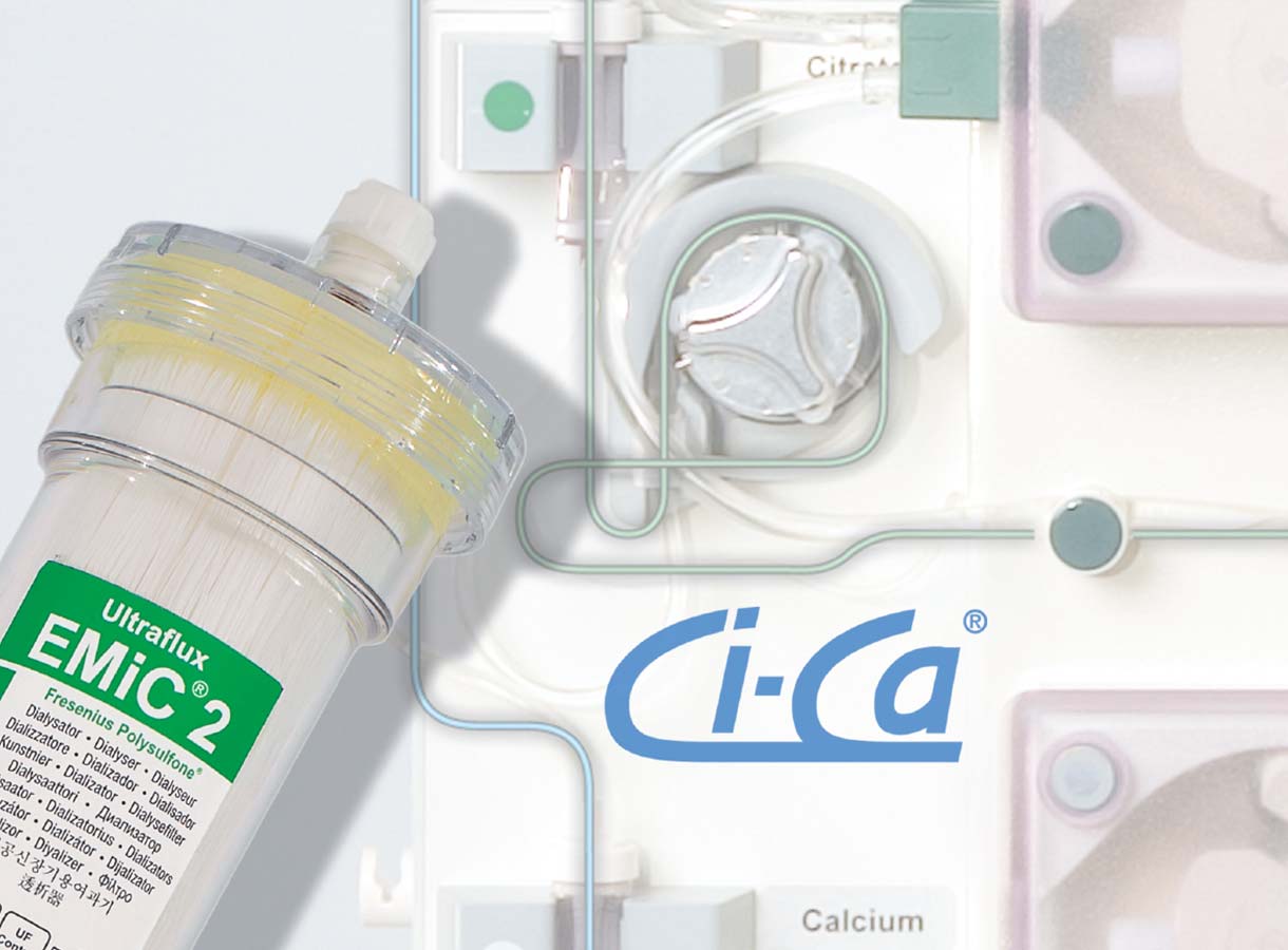 EMiC®2-dialysaattori ja Ci-Ca®-moduuli